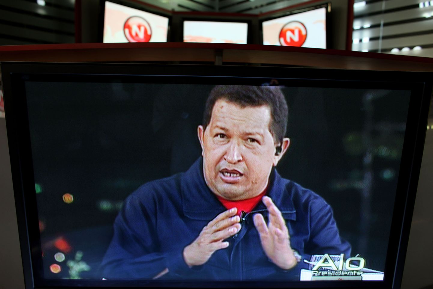 Venezuela presidendi Hugo Cháveze telesaade.