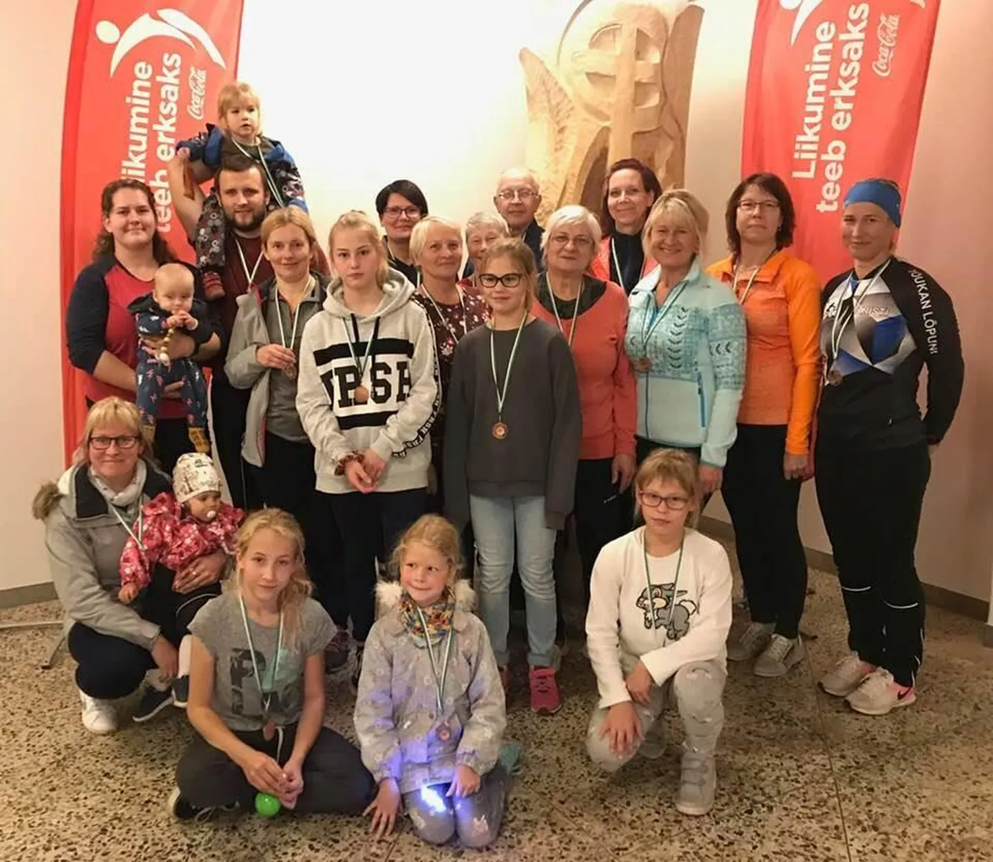 Liikumiskolmapäevakute kõikidel etappidel osalenud.