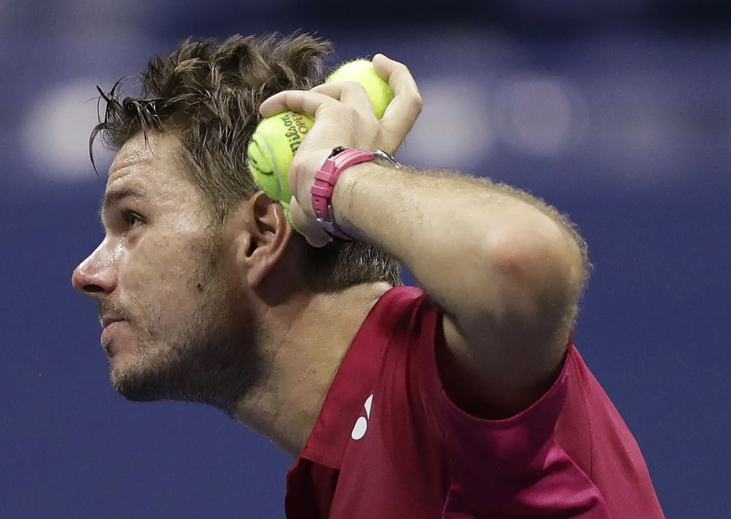 Стэн Вавринка в полуфинале US Open.