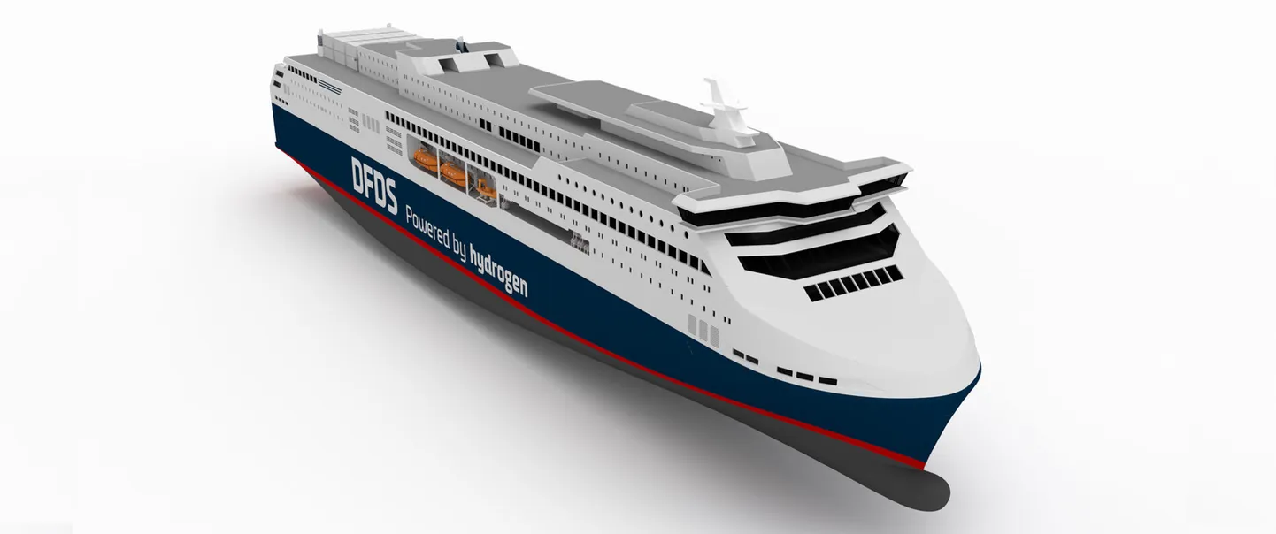 DFDS vesinikukütusel laeva töönimeutus on Europa Seaways