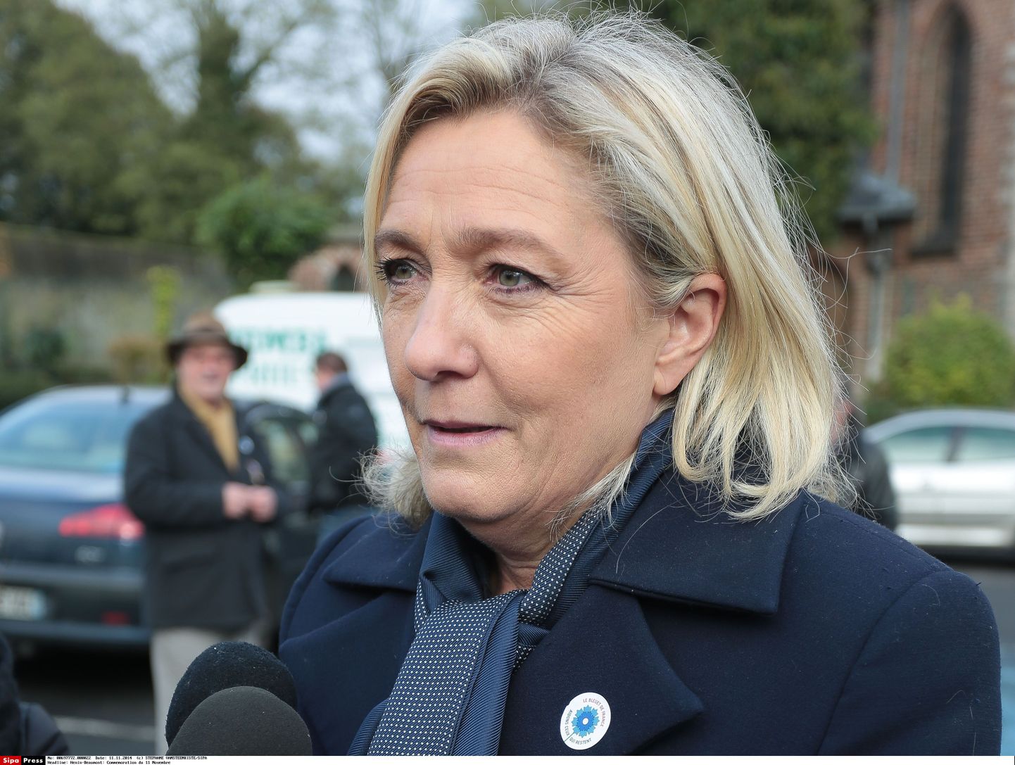 Prantsusmaa paremäärmusliku rahvusrinde juht Marine Le Pen.