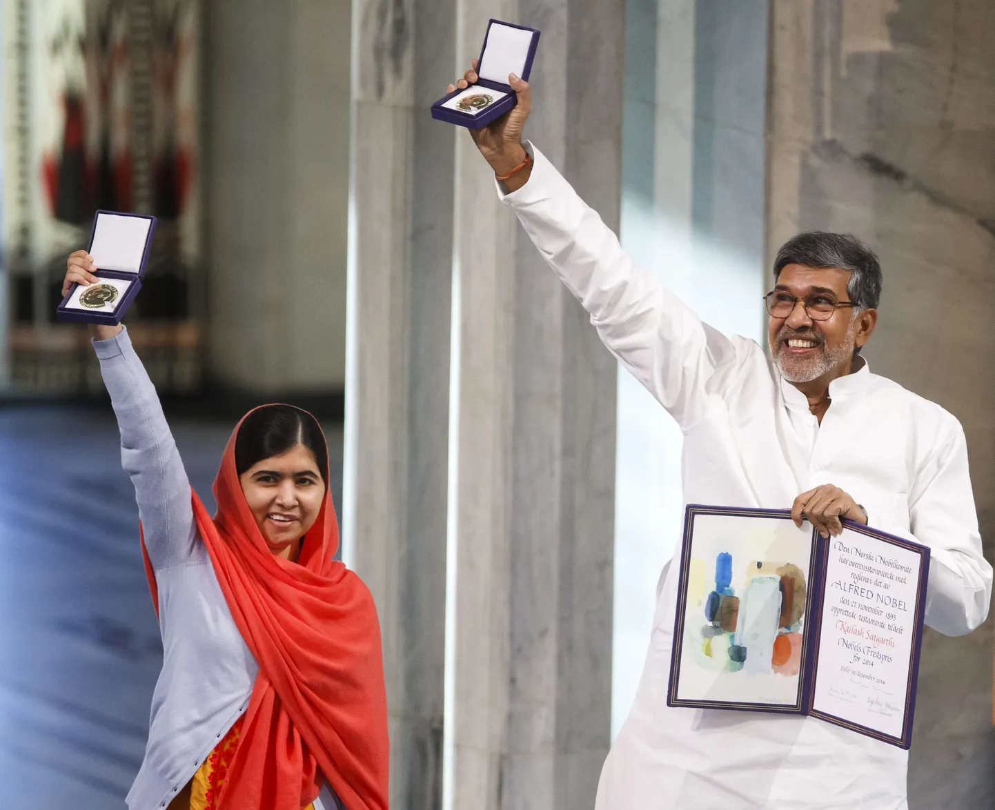В Осло состоялось вручение Нобелевской премии мира.