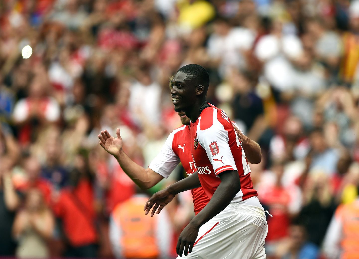 Arsenali ründaja Yaya Sanogo.