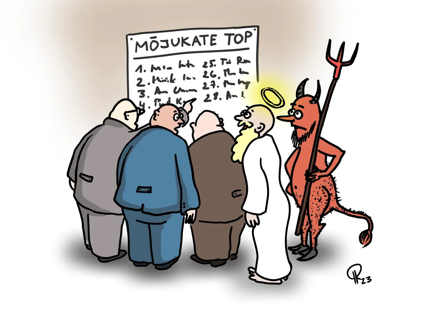 Nädala karikatuur "Kes on mõjukas?"