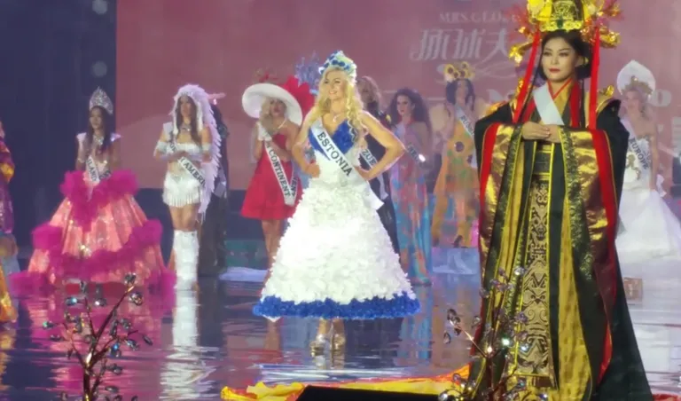 Viktoria Borgmann Mrs Globe 2017 võistlusel Hiinas