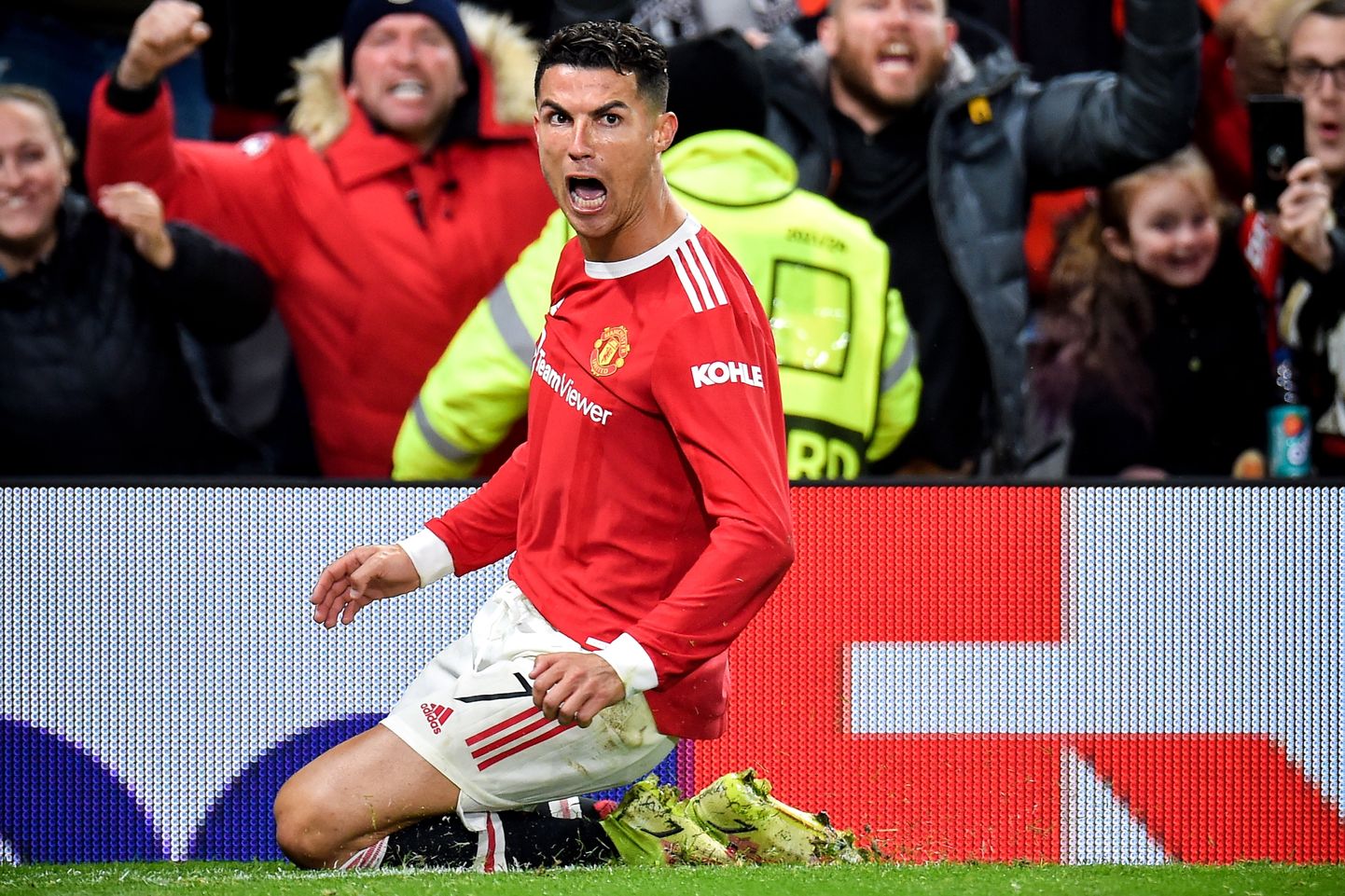 Manchester Unitedi ründetäht Cristiano Ronaldo.