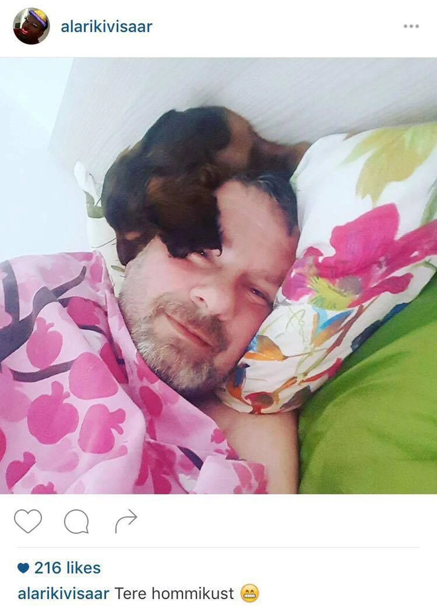Alari Kivisaar emadepäeva hommikul