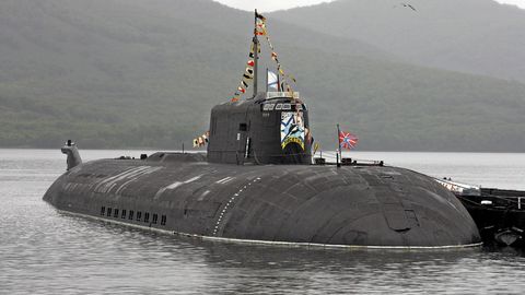 Недалеко от эстонского побережья проплывает российская атомная подводная лодка