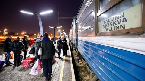Поезд Таллинн-Москва переходит на зимнее расписание