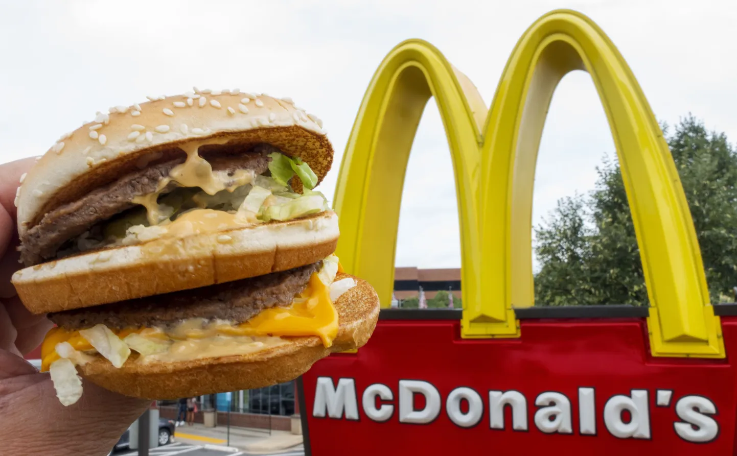Big Mac burger.