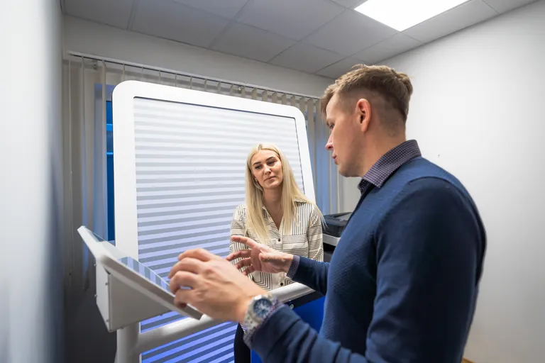Kehabiomeetria skänner võimaldab personaliseerida tooteid kliendipõhiselt.