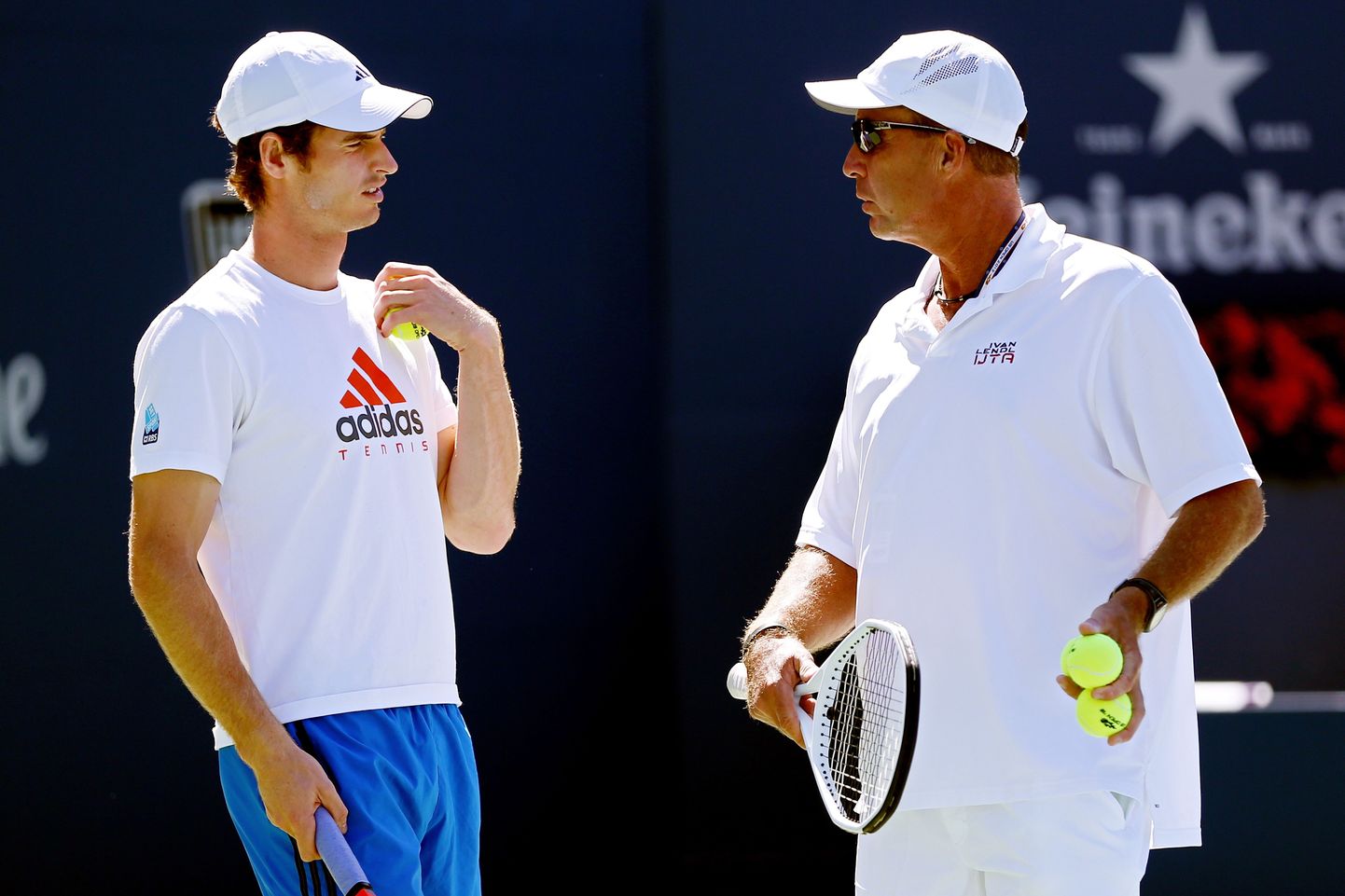 Ivan Lendl (paremal) ja Andy Murray.