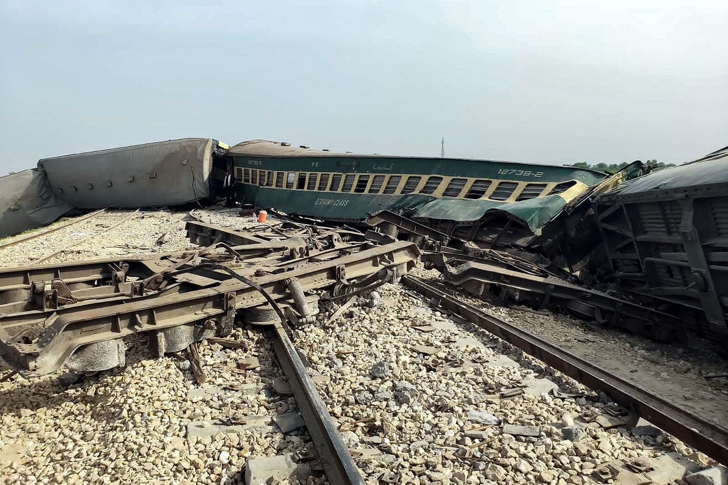 Rongiõnnetus Nawabshah' lähedal Pakistani lõunaprovintsis Sindhis.