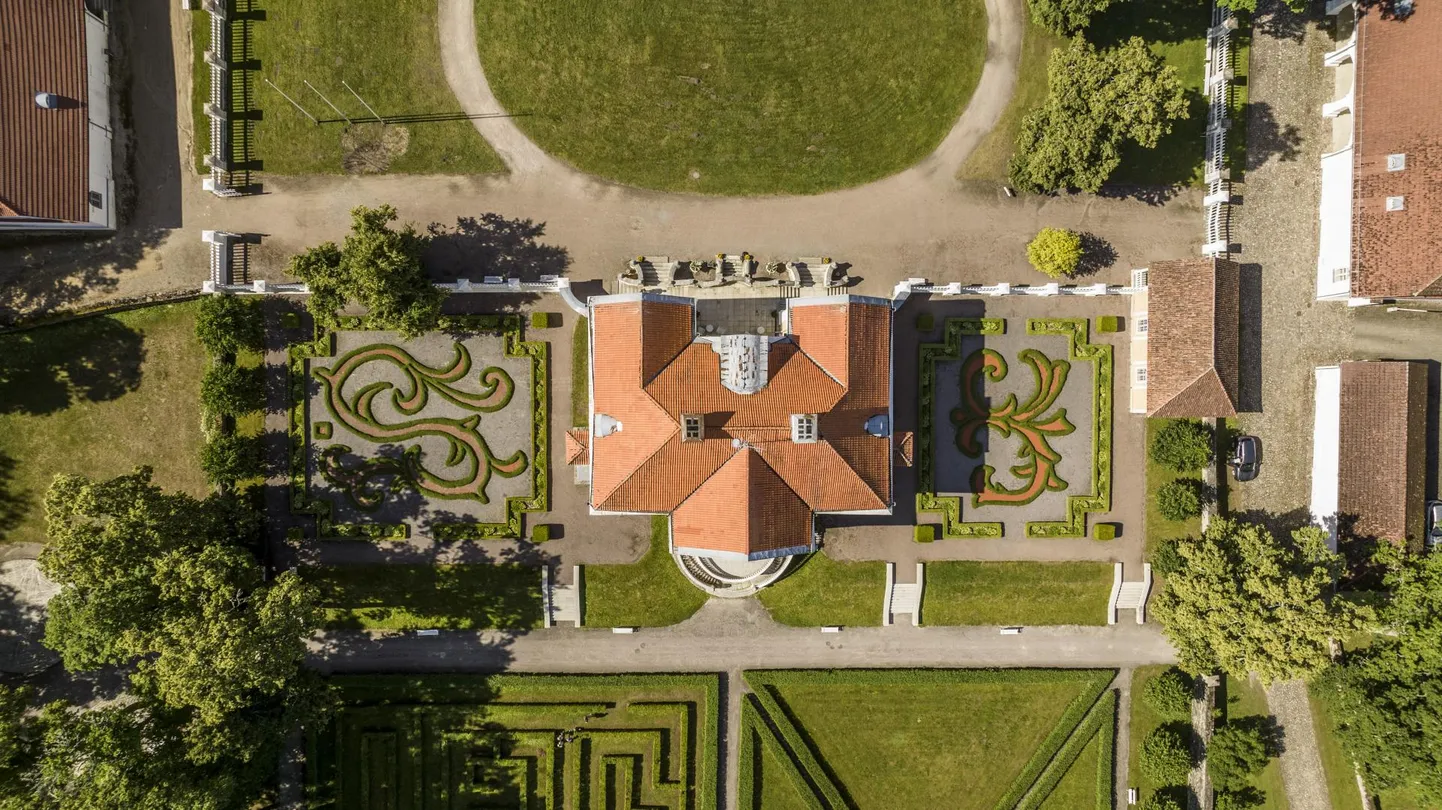 Palmse mõis kõrgelt vaadatuna.