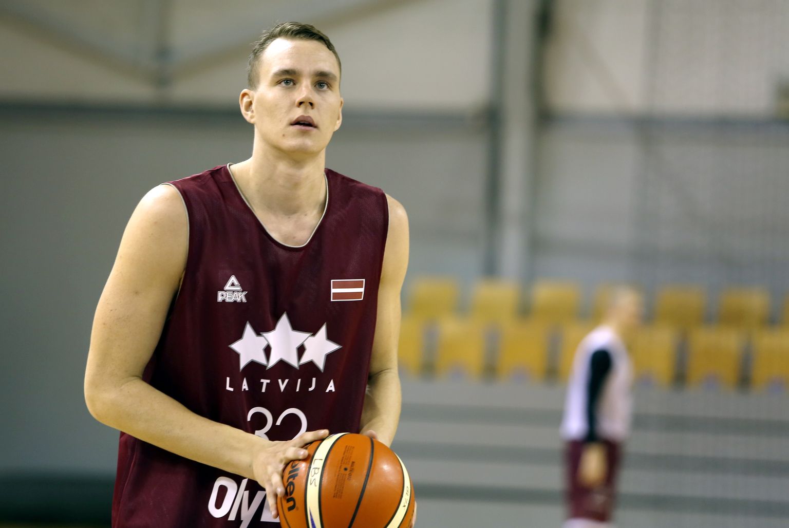 Latvijas vīriešu basketbola valstsvienības spēlētājs Anžejs Pasečņiks