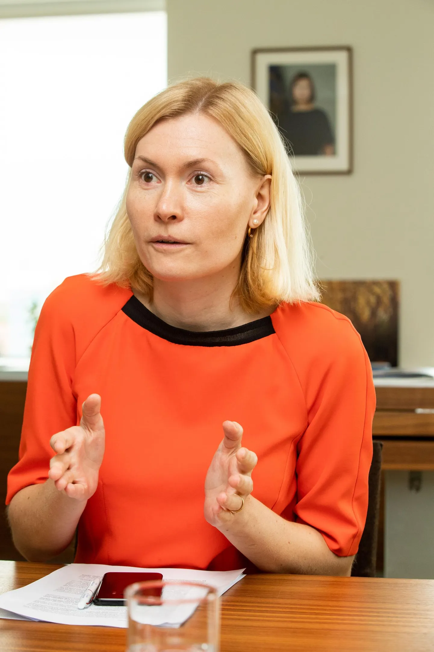 Tervise- ja tööminister Riina Sikkut.