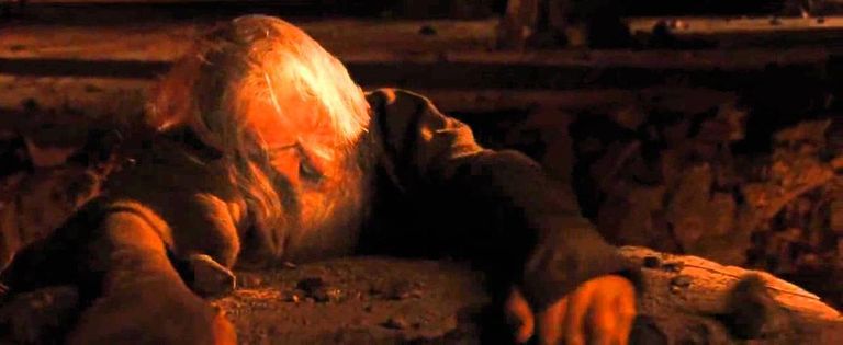 Gandalfi hukkumine filmis «Sõrmuste isand: sõrmuse vennaskond»