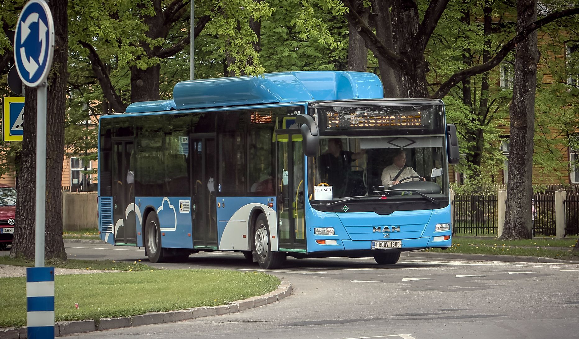 Osades Eesti linnades sõidavad juba gaasiga liinibussid.