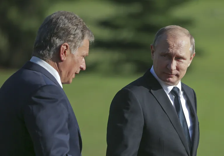 Sauli Niinistö ja Vladimir Putin