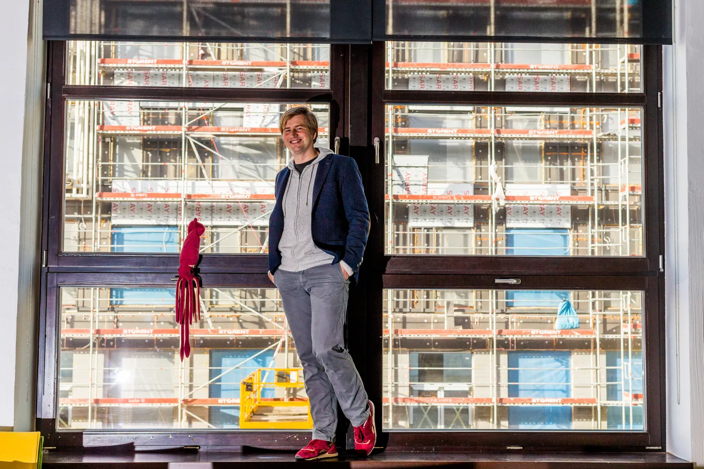 19.10.2015. Tallinn. Kristo Käärmann TransferWise'i kontoris, üks Transferwise asutajatest ja omanikest. FOTO: EERO VABAMÄGI/POSTIMEES