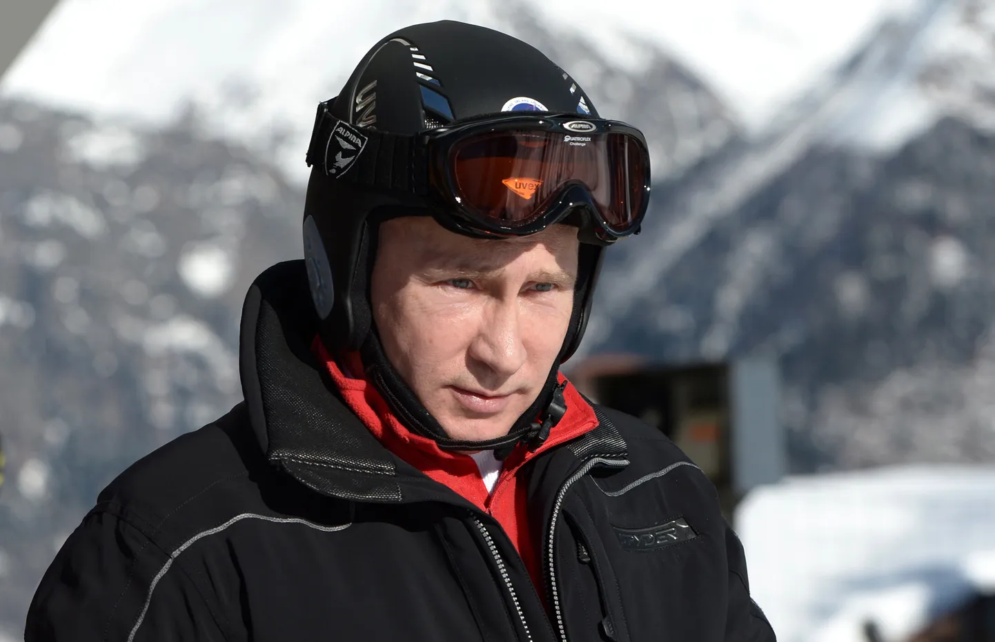 Vladimir Putin 2014. aasta taliolümpialinna Sotši suusaradadel.