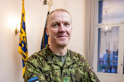 Командир дивизии генерал-майор Вейко-Велло Пальм.