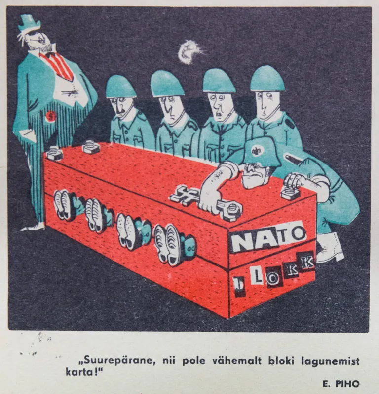 E. Piho (1969 mai). Erimeelsusi polnud külma sõja ajal üksnes NATO liitlaste vahel. 1968. aasta septembris lahkus Varssavi Lepingu Organisatsioonist Albaania, kes otsustas Moskva asemel orienteeruda ümber Hiina RVile. Erinevalt Põhja-Atlandi Lepingu Organisatsioonist lõpetas Varssavi Lepingu Organisatsioon oma tegevuse 1991. aastal koos NSV Liidu lagunemisega.