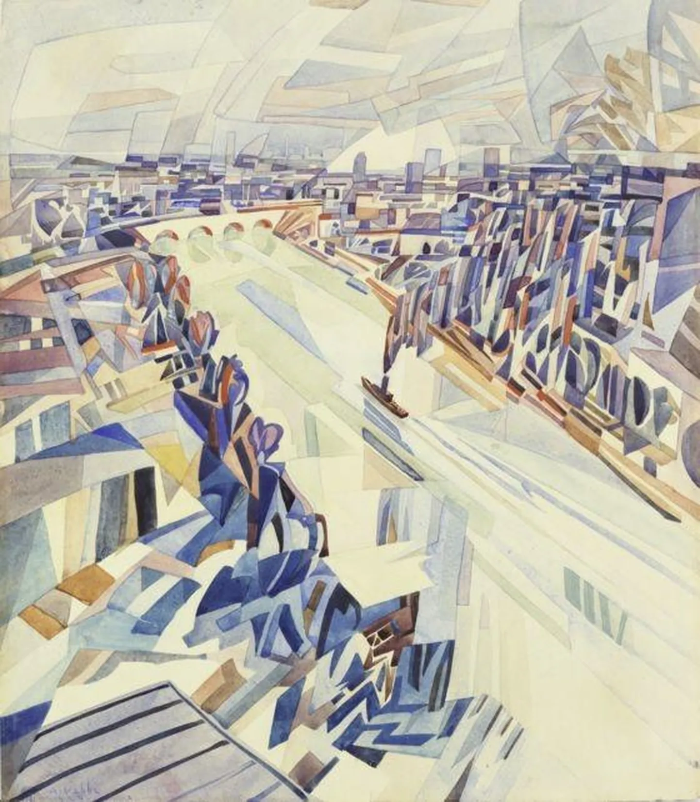 Ado Vabbe, «Seine’i jõgi», 1924. Eesti Kunsti­muuseum