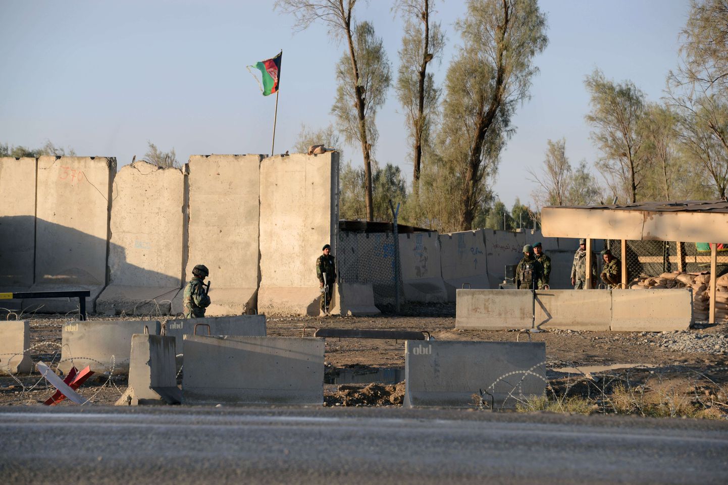 Kandahari lennuväli, mille juures on teenistuses Rumeenia sõjaväelased.