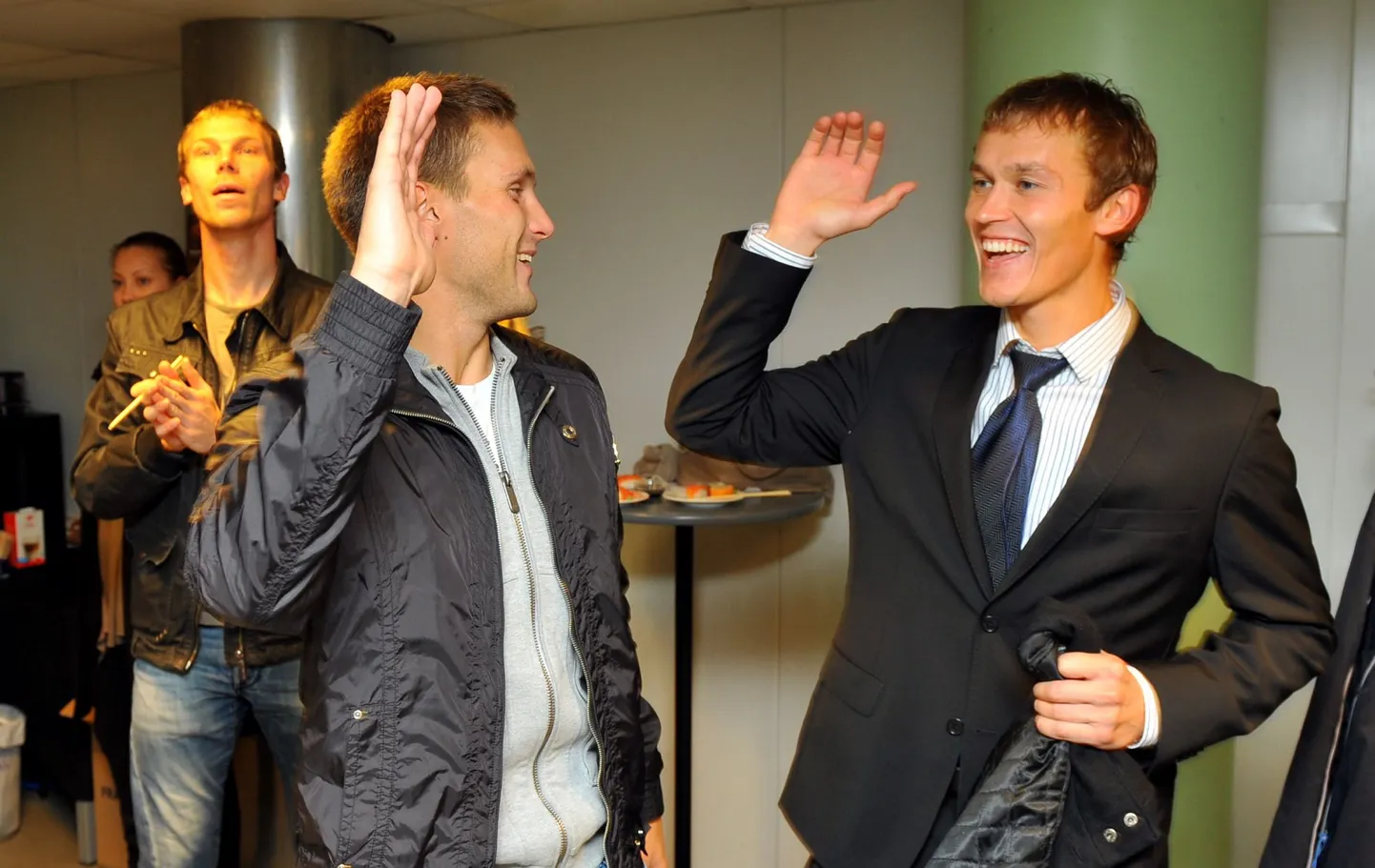 Martin Vunk ja Alo Bärengrub rõõmustamas.