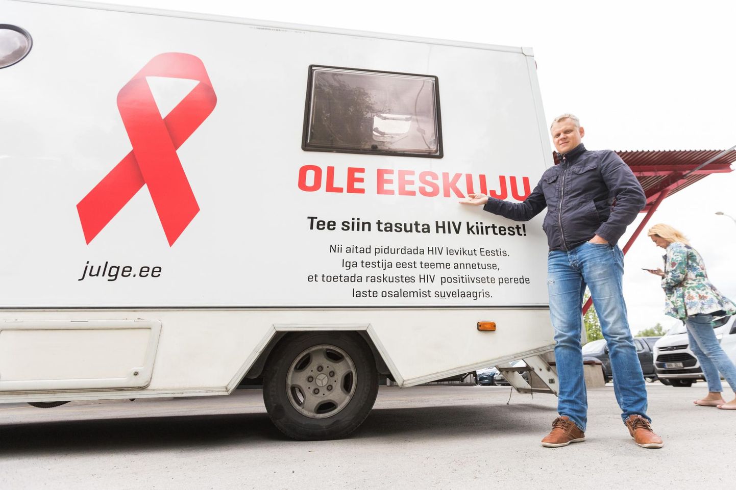 Juunis käis Eesti võrkpallikoondis Rakveres HIV-testi tegemas.