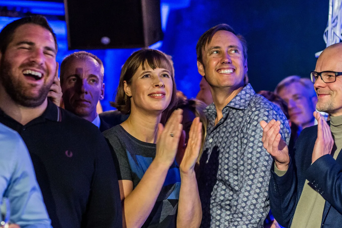 Kersti Kaljulaid Helsingis tehnoloogiakonverentsi Slush ametlikul avapeol.