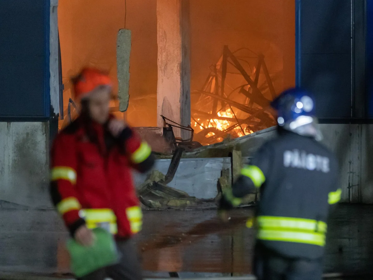 Tulekahju. Pilt on illustreeriv.