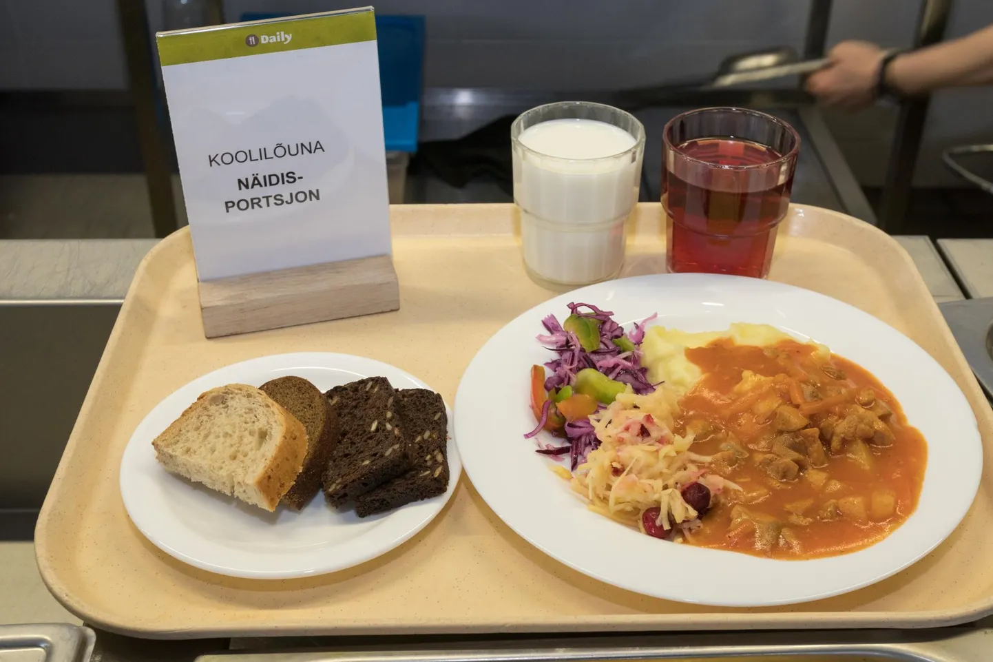 Koolilõuna peab õpilasele andma kolmandiku päevasest toiduenergia vajadusest.