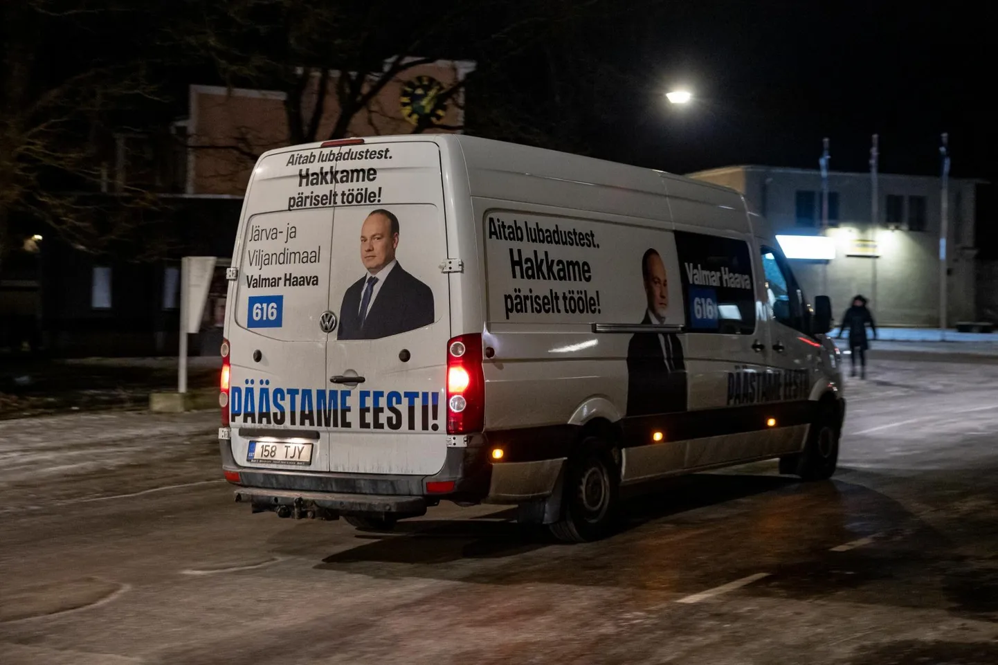 Valmar Haava valimiskampaania 2023. aasta jaanuaris.