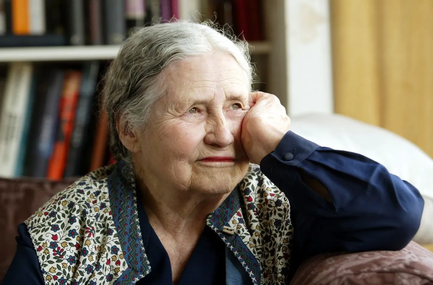 Nobeli kirjanduspreemia laureaat Doris Lessing.
