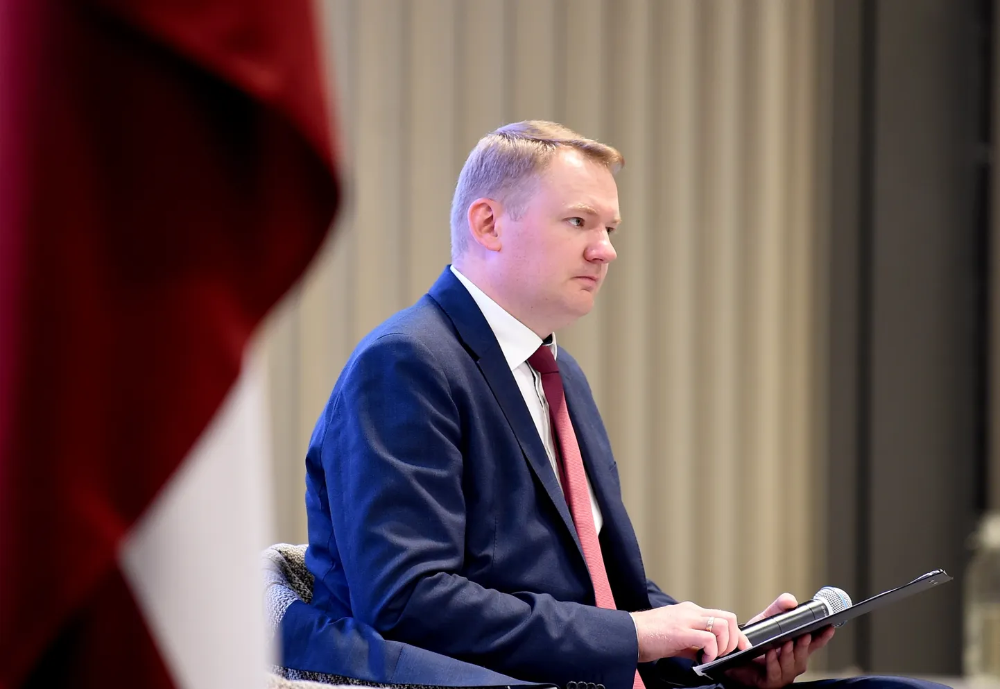 Rīgas domes priekšsēdētāja vietnieks, "Latvijas Reģionu apvienība" priekšsēdētājs Edvards Smiltēns piedalās partijas "Latvijas Reģionu apvienība" kongresā konferenču centrā "ATTA Centre".