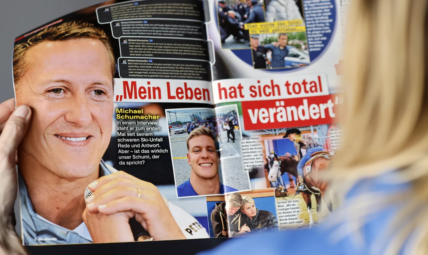 Die Aktuelle lugu Michael Schumacheriga.