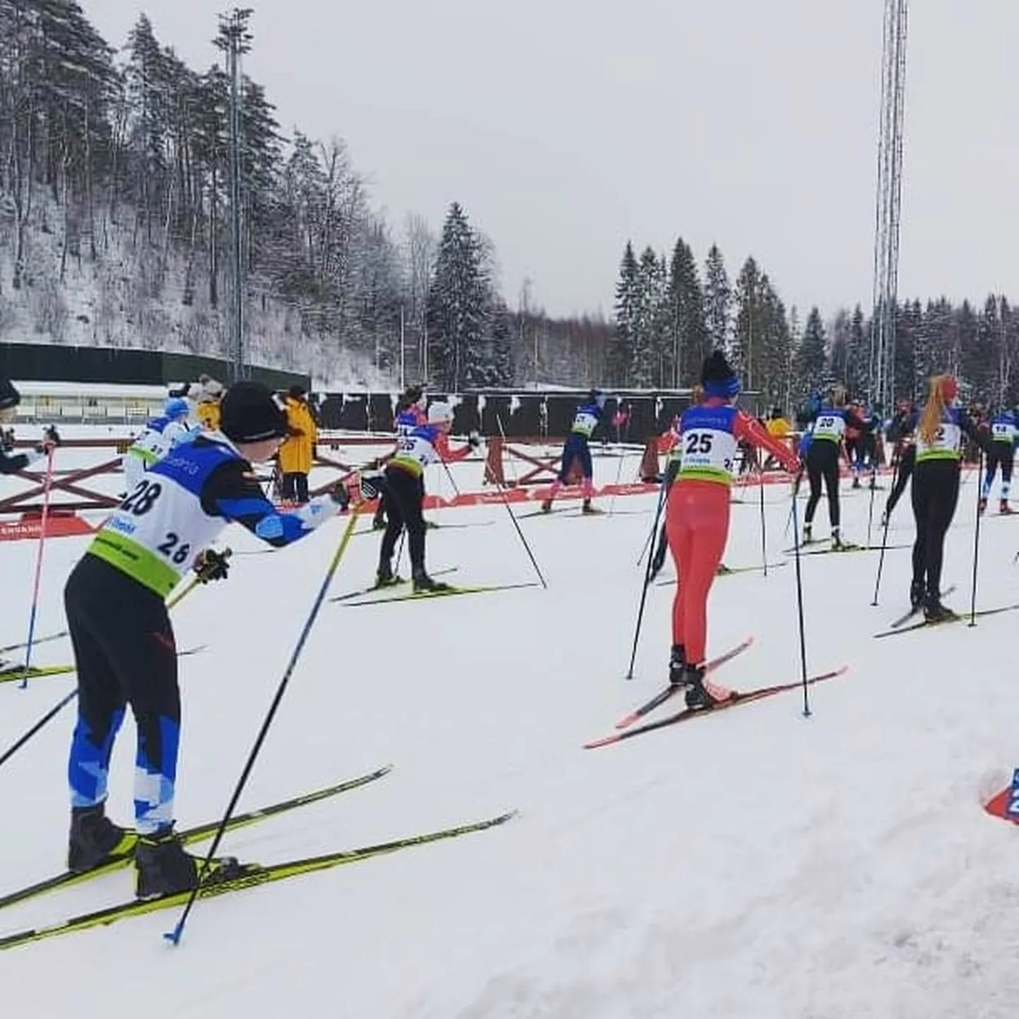 Laskesuusatamise Eesti meistrivõistlused Tehvandi spordikeskuses.