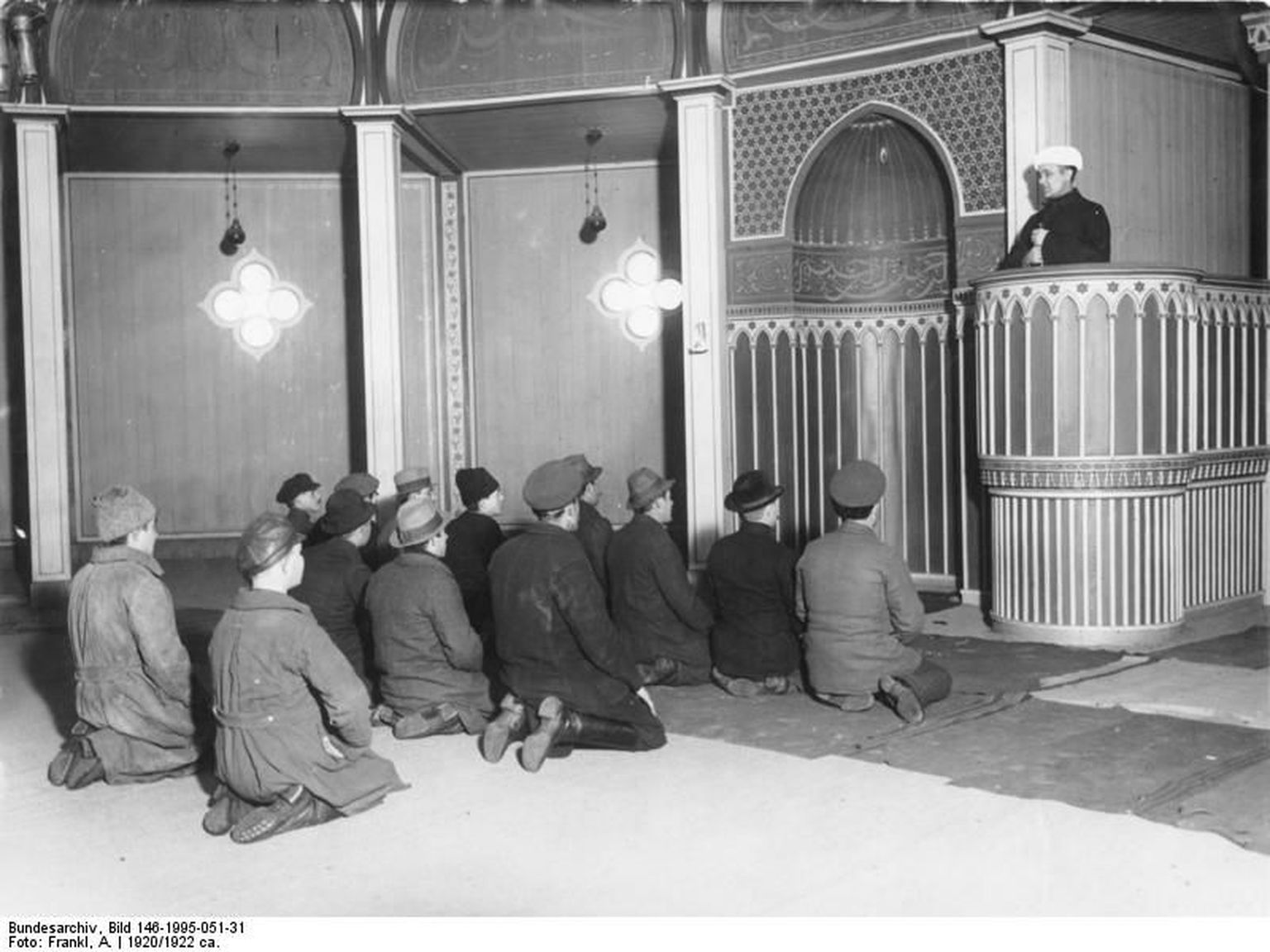 Nõukogude moslemitest sõjavangid Wündsdorfi mošees.