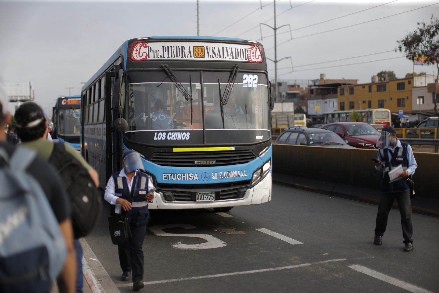 Buss pealinnas Limas.