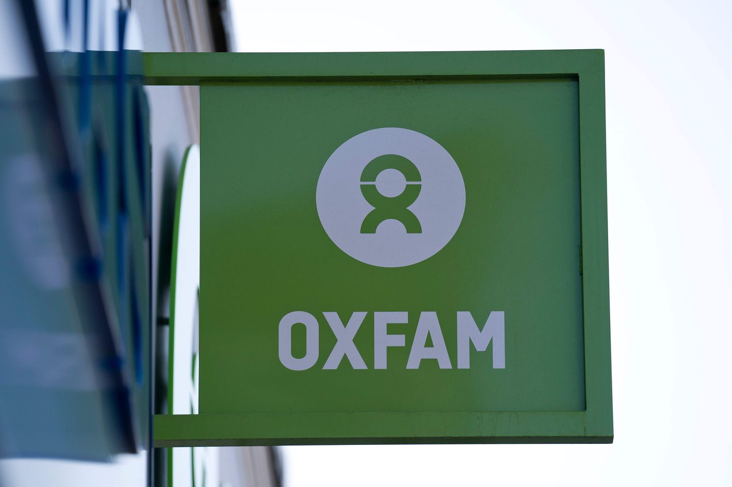 Oxfami logoga silt.