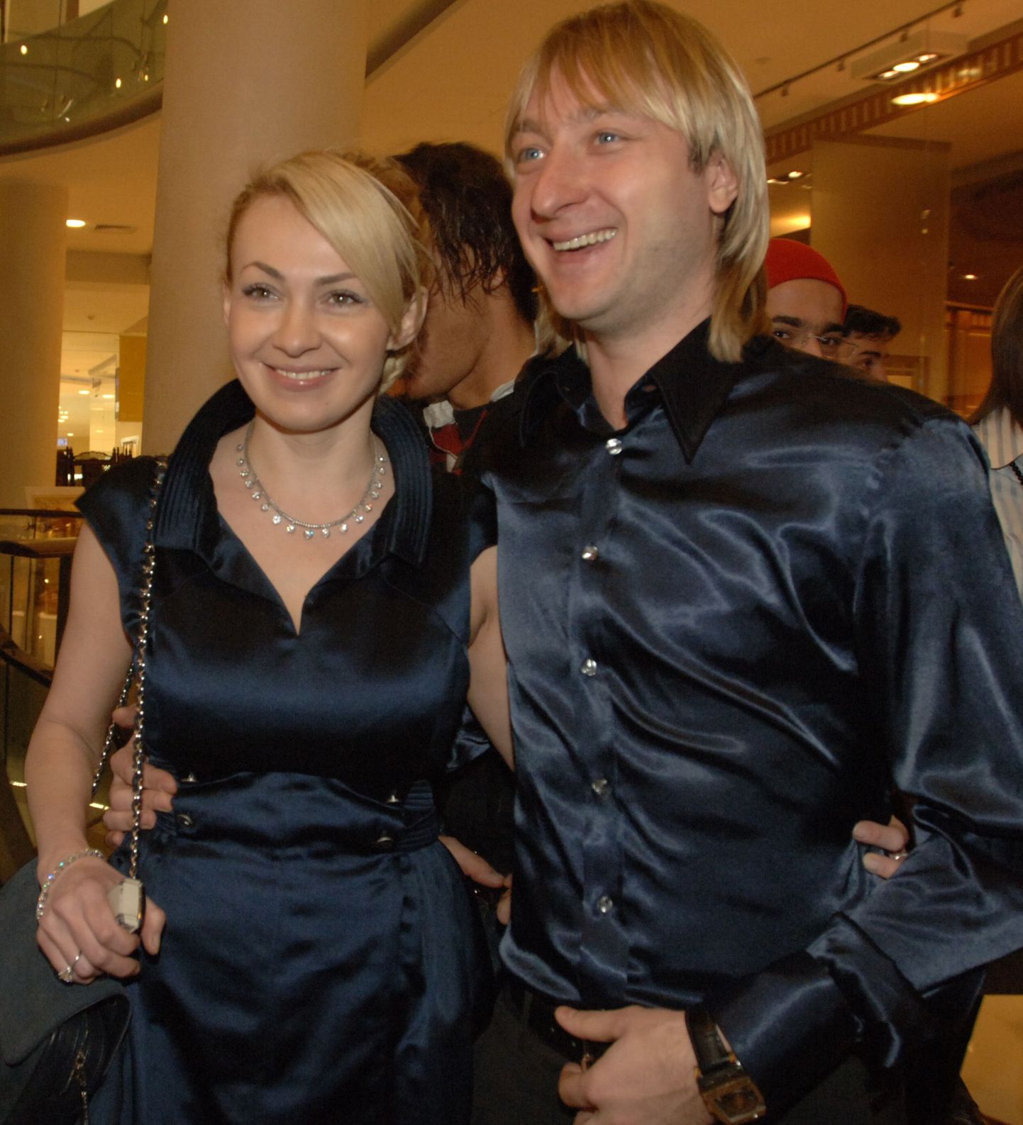 Плющенко с Яной Рудковской.