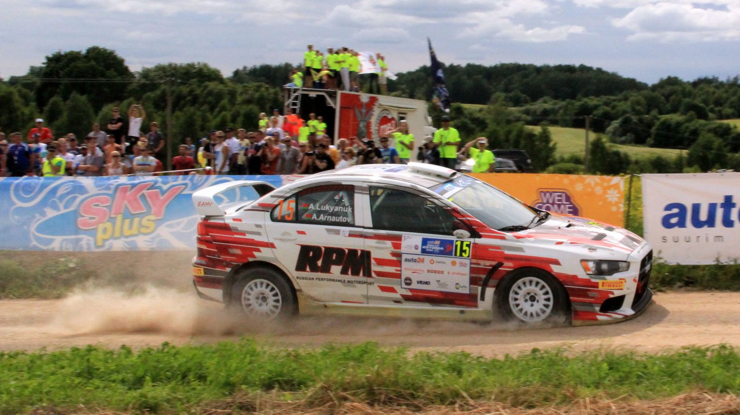 Aleksei Lukjanuk eelmise aasta Rally Estonial.