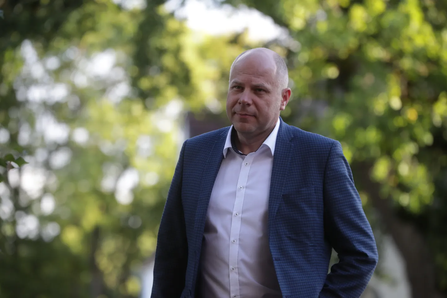 Väliskaubandus- ja infotehnoloogiaminister Raul Siem (EKRE) eelarvekõneluste teisel päeval Sagadis.