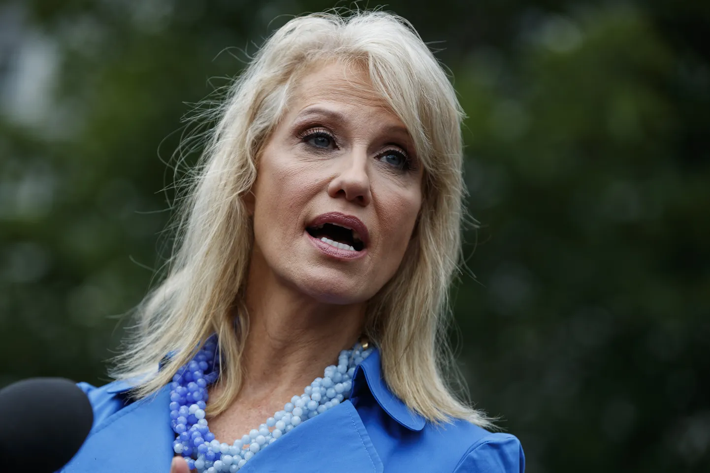 Valge Maja nõunik Kellyanne Conway 28. augustil.