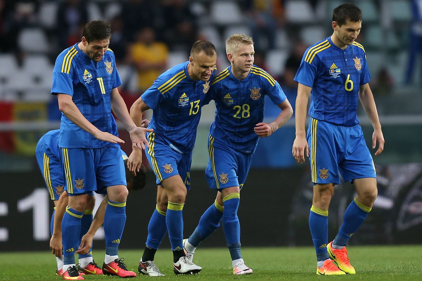 Ukraina jalgpallikoondislased.