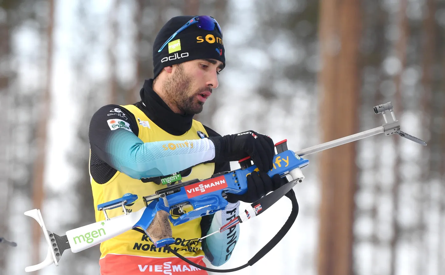 Prantslane Martin Fourcade 14. märtsil 2020 Kontolahtis.