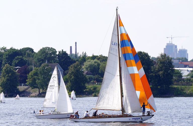 Riga Sailing Cup during the Riga 822nd birthday celebrations.