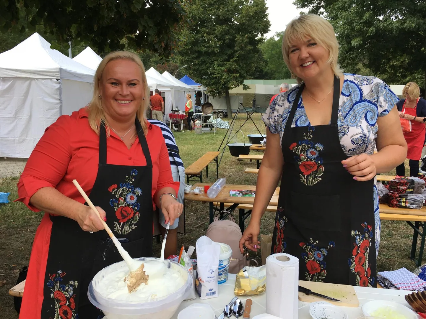 Rakvere linnapea Triin Varek 2019. aastal guljašifestivalil.